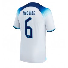 England Harry Maguire #6 Hemmatröja VM 2022 Korta ärmar